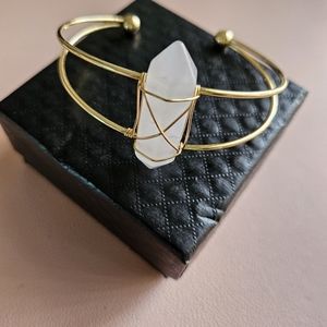 White quartz cuff new